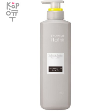 KAO Essential Flat Moist &amp; Moist Shampoo - Шампунь для придания гладкости и уменьшения объёма жёстких и пушистых кучерявых волос "Идеально прямые" &mdash; Корейские товары для всей семьи(КорОпт)