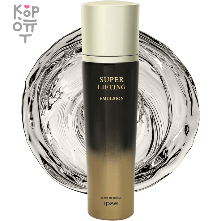 IPSE Super Lifting Emulsion - Антивозрастная эмульсия с Пептидами 140мл. , купить с доставкой на дом Поднимите свой уход за кожей на новый уровень с увлажняющей эмульсией для лица IPSE Premium Super Lifting. Этот продукт является частью линейки SUPER LIFTING от IPSE, которая сочетает в себе мощный биопептидный комплекс «Blue Complex» и аденозин для эффективной борьбы со старением кожи и повышения ее эластичности.