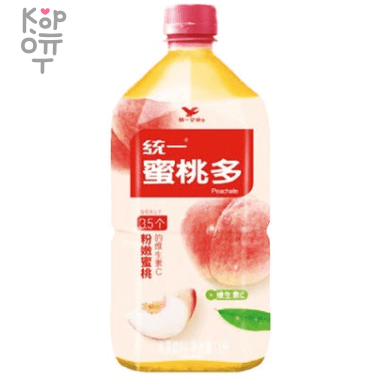 Напиток UNIF Peach Green Tea - Зеленый чай со вкусом Персика, 1л. &mdash; Корейские товары для всей семьи(КорОпт)
