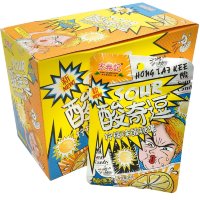 Кислая и освежающая карамель Hong Tai Kee Foods Sour Candy - со вкусом Лимона