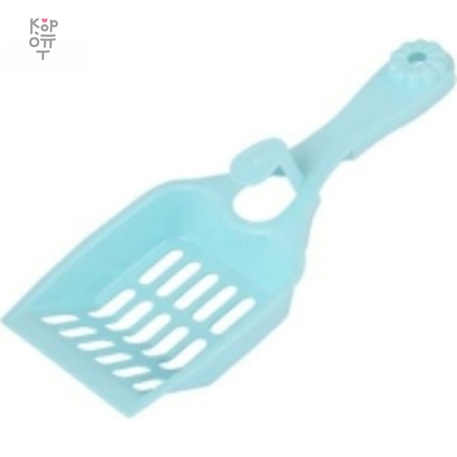 Мур-мяу — Совок для кошачьего туалета (голубой) (1/26) 225×95 смх40 мм