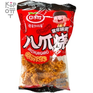 Чипсы - Вкус детства - Осьминог на гриле, пряный, красный &mdash; Корейские товары для всей семьи(КорОпт)