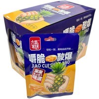 Жевательная конфета Jiao Cui с взрывным вкусом Ананаса