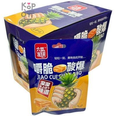 Жевательная конфета Jiao Cui с взрывным вкусом Ананаса