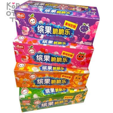 Жевательная конфета Suan разноцветная с мягким фруктовым вкусом — Корейские товары для всей семьи(КорОпт)