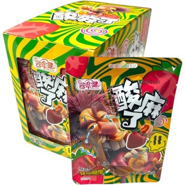 Кислая карамель UunHuaJian Acid Sour Candy - кислота со вкусом Клубники &mdash; Корейские товары для всей семьи(КорОпт)