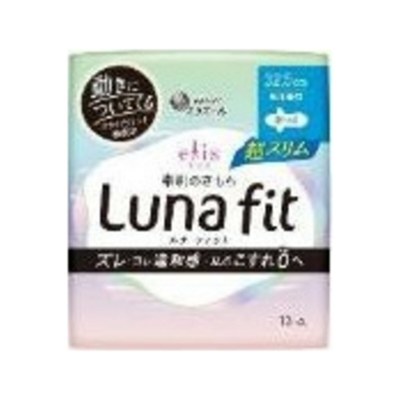 Daio Elis Lunafit Ultra Slim — ночные гигиенические прокладки с крылышками, Super, 32,5 сантиметра, 13 штук