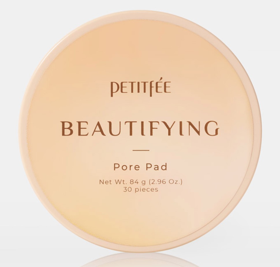Petitfee Beautifying Pore Pad — Гидрогелевые очищающие пэды для лица с экстрактом персика, 84гр*30 шт