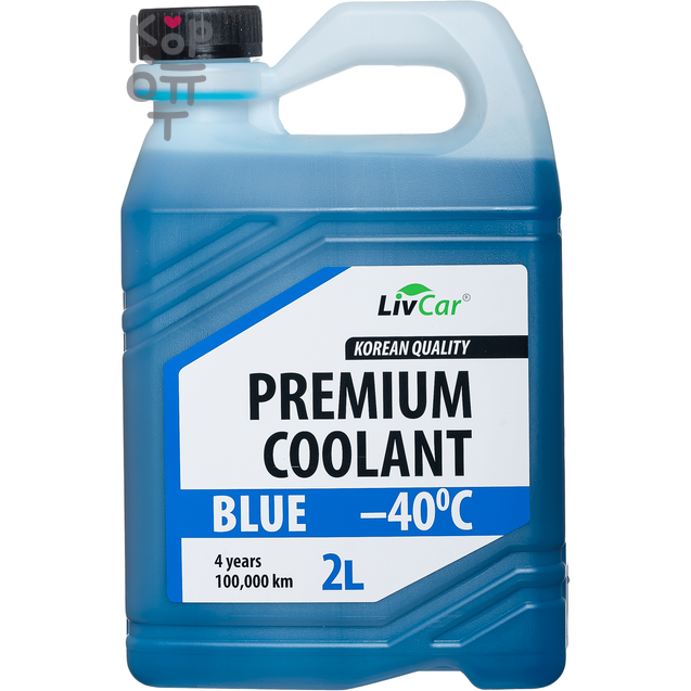 LIVCAR PREMIUM COOLANT BLUE -40 - Всесезонный антифриз для автомобилей (Голубой) 