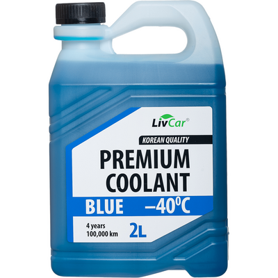 LIVCAR PREMIUM COOLANT BLUE -40 - Всесезонный антифриз для автомобилей (Голубой)