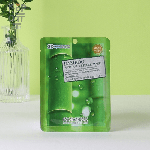 FoodaHolic Bamboo Natural Essence 3D mask - Тканевая 3D маска с натуральным экстрактом молодого бамбука 23гр., купить с доставкой на дом фото 1 &mdash; Корейские товары для всей семьи(КорОпт)