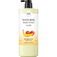 HAPPY BATH NATURAL REAL MOSITURE FRUIT BODY WASH - Увлажняющий гель для душа с фруктовыми экстрактами 900 мл
