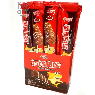 Shark Crisp Angle Cakes - Хрустящее Шоколадное печенье с кремовой начинкой и вкусом Шоколада