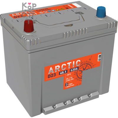 Аккумулятор ARCTIC ASIA 6СТ-65.1 VL B01, 65A, D23 ( R )