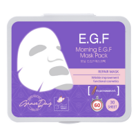 Grace Day Morning E.G.F Mask Pack - Омолаживающая тканевая маска с EGF, 30 шт