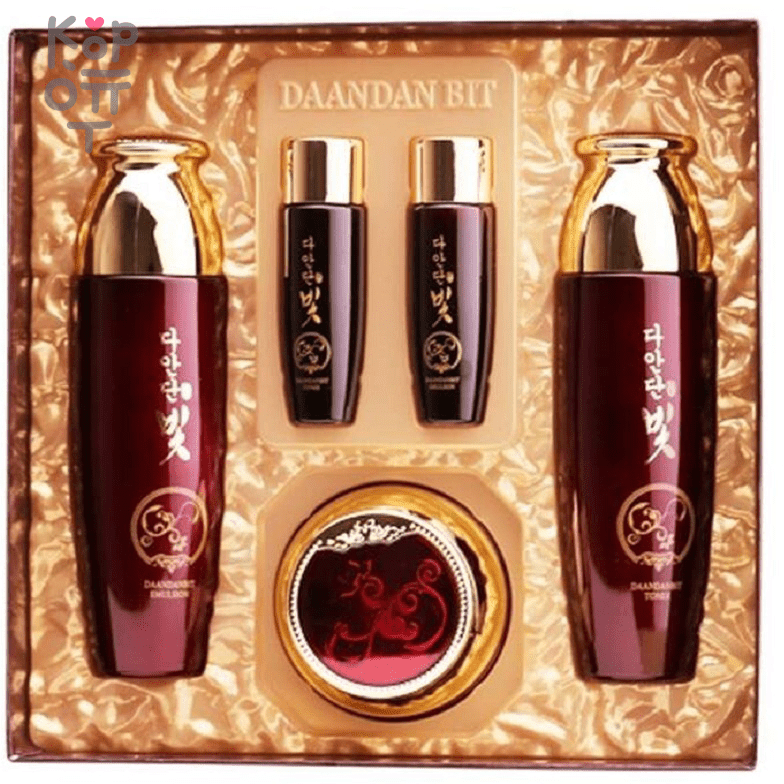 Daandan Premium Hanbang 3 Set - Набор для ухода за кожей на основе стволовых клеток  (тонер, эмульсия, крем). 