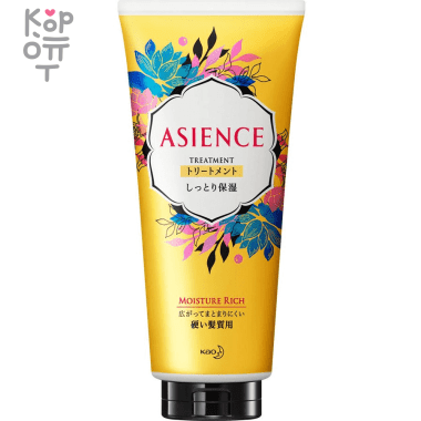 KAO Asience Увлажняющий бальзам жестких для волос с экстрактами граната, меда и алоэ, с богатым цветочным ароматом 180гр. — Корейские товары для всей семьи(КорОпт)