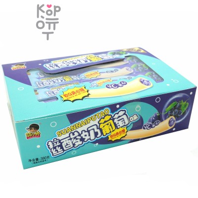 Жевательная конфета тянучка Suan Foods Yogurt Помадка с витамином С и вкусом Винограда
