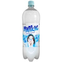 LOTTE Газированный напиток Милкис, молочный, 1,5 л