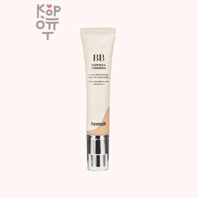 Heimish BB Cream Moringa Ceramide SPF30 Pa++ 21 Light Beige - ББ крем для лица увлажняющий с керамидами светло-бежевый 30 гр