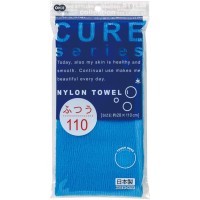 OHE CURE series Мочалка для тела жесткая (синяя), 110 см.