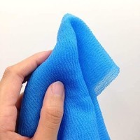 OHE CURE series Мочалка для тела жесткая (синяя), 110 см.
