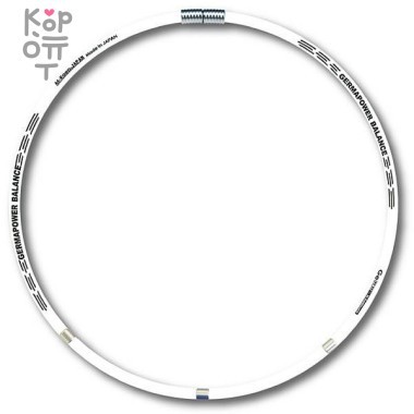 Германиевое ожерелье с антистатическим эффектом, белое — Корейские товары для всей семьи(КорОпт)