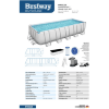 Каркасный прямоугольный бассейн Bestway Power Steel Frame Pool модель 5611Z, 640*274*132см(19281л.), фильтрующий насос, тент, лестница в комплекте, купить с доставкой на дом фото 5 — Корейские товары для всей семьи(КорОпт)