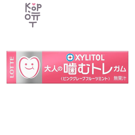 Lotte Xylitol Gum - Резинка жевательная Розовый Грейпфрут 26гр., блок 20шт