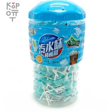 Леденец на палочке LanMing Delicious со вкусом Спрайта — Корейские товары для всей семьи(КорОпт)