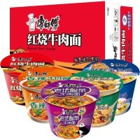 Лапша быстрого приготовления Kang Shi Fu Hot Beef Noodle, из бычьих хвостов, 117гр.