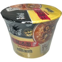 Лапша быстрого приготовления Kang Shi Fu Hot Beef Noodle, из бычьих хвостов, 117гр.