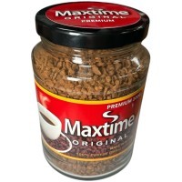 Maxtime Original Кофе растворимый, стекло