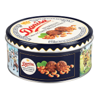 Danisa Choco Cashew - Сдобное печенье шоколадное с кешью, 200 г
