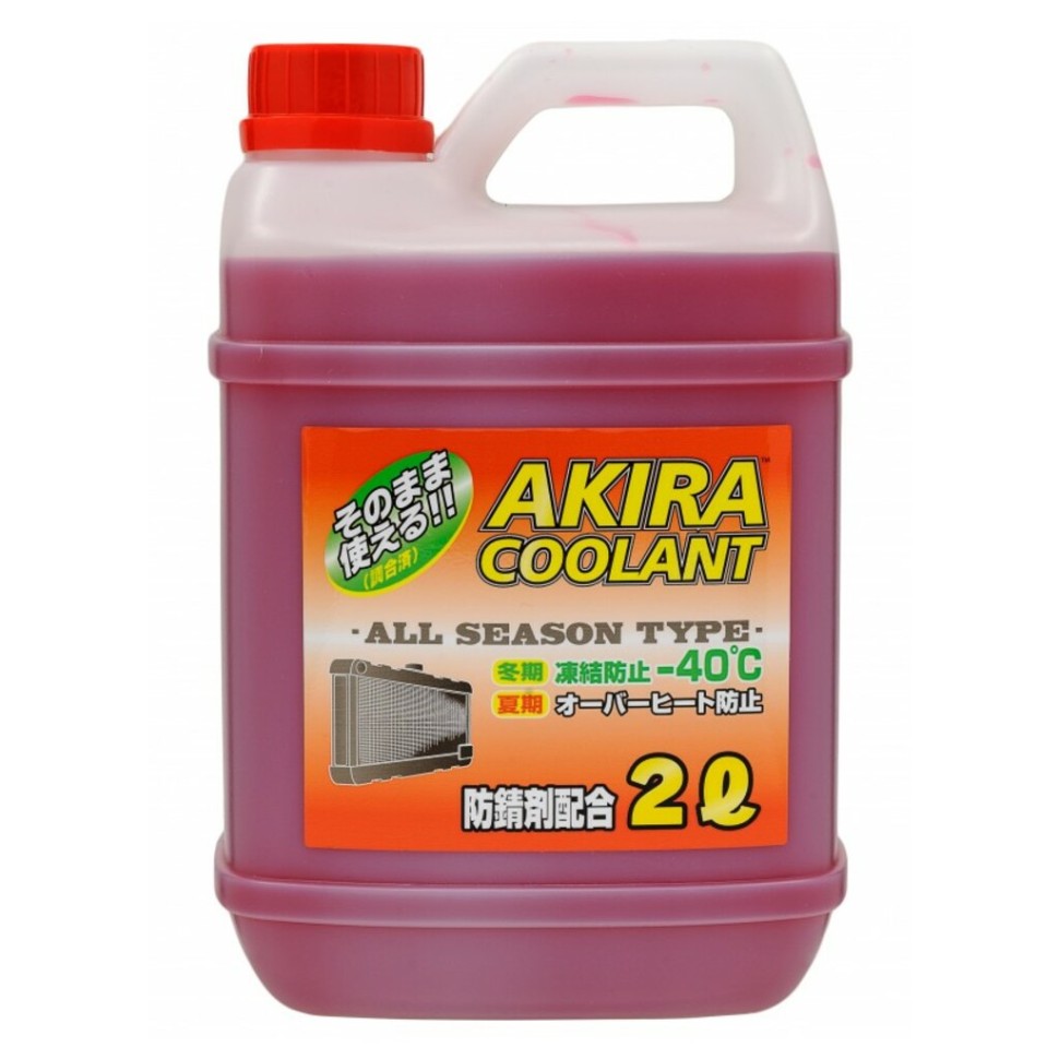 AKIRA COOLANT -40℃ — антифриз красный, 4 л