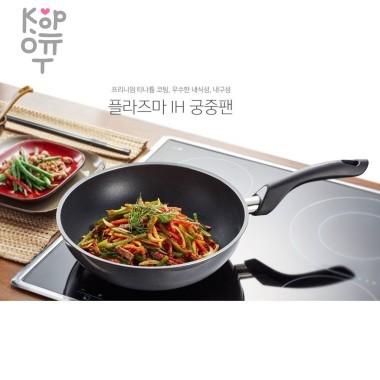IH Сковорода ВОК HappyCall Titanium Plasma IH Wok — Корейские товары для всей семьи(КорОпт)