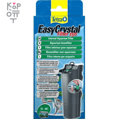 Tetra EasyCrystal 250 внутренний фильтр для аквариумов 15-40 л — Корейские товары для всей семьи(КорОпт)