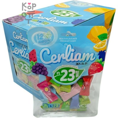 Карамель VC Cerliam Candy Холодок ароматный с вкусом спелых фруктов, голубая