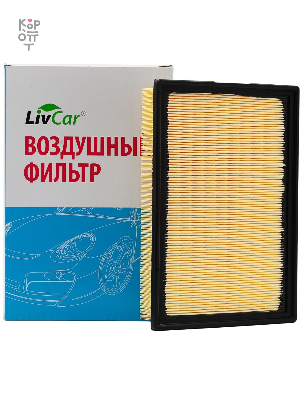 LIVCAR AIR FILTER LCQ0104A — Фильтр воздушный