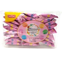 Печенье Dafeng Macaron Sandwich Biscuit - Нежнейший бисквит со вкусом Клубники 190гр.