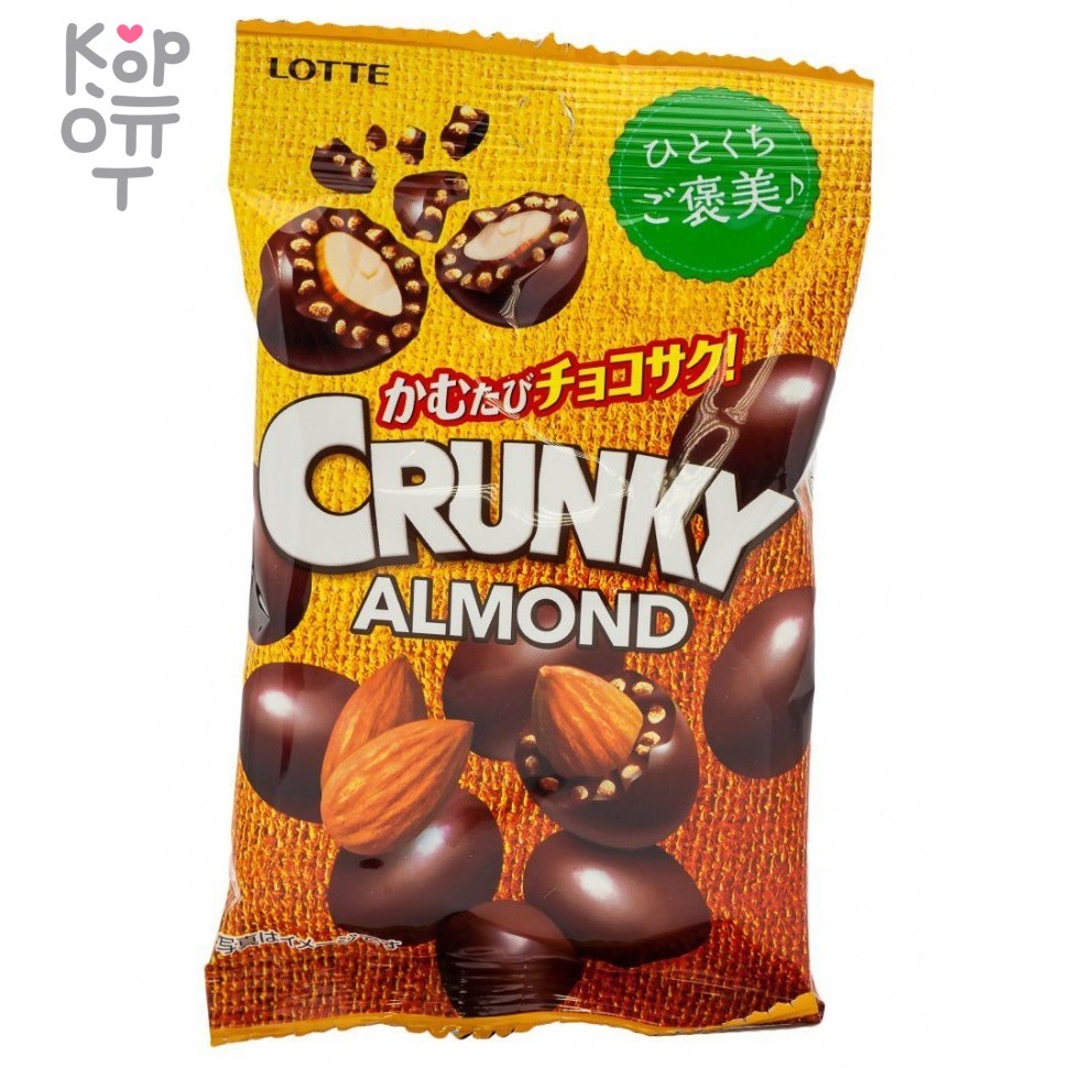 Lotte Миндаль в хрустящем шоколаде Кранки 45 г.