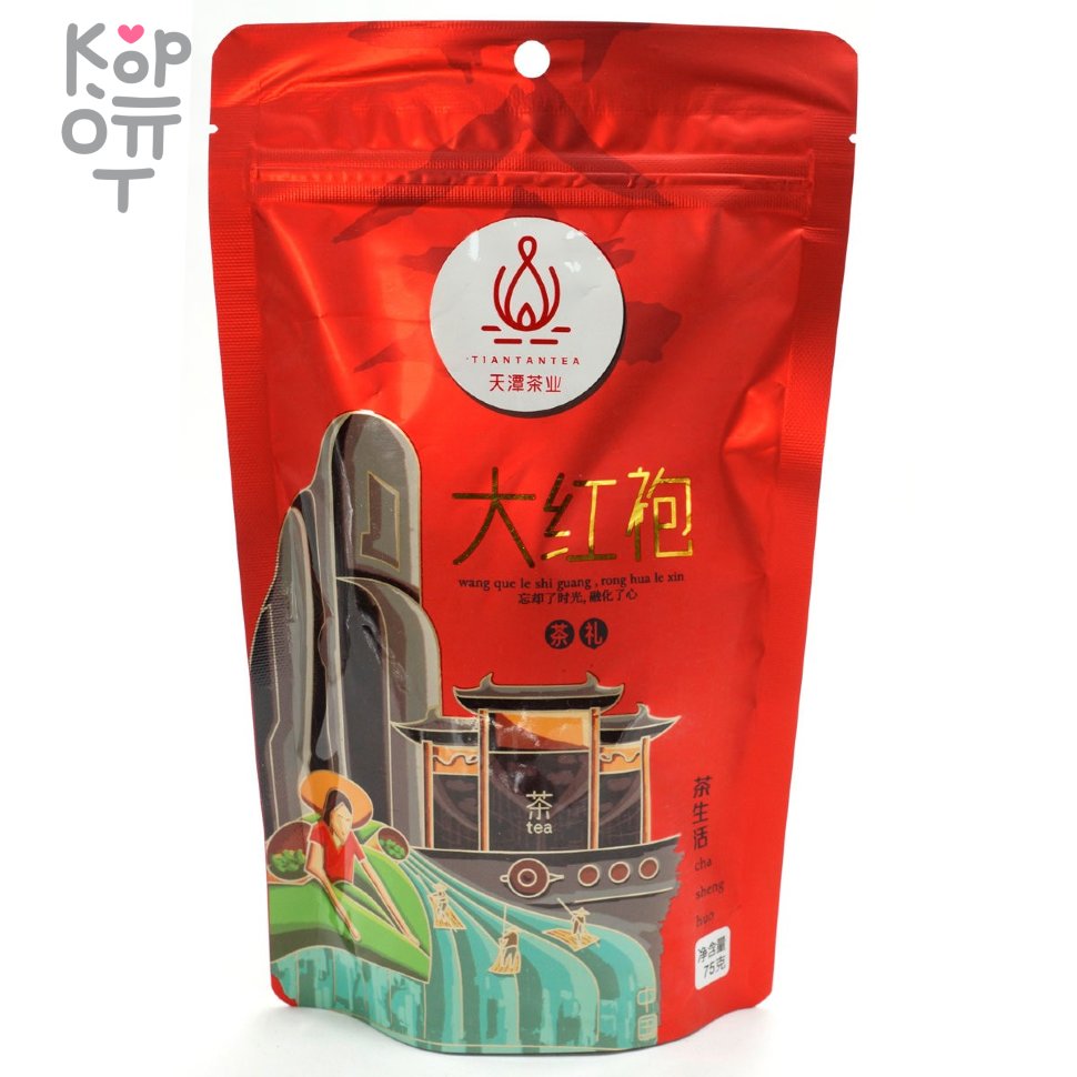 Чай черный Да Хун Пао, 100гр., купить с доставкой на дом фото 1 — Корейские товары для всей семьи(КорОпт)