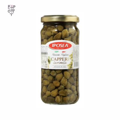 IPOSEA — Каперсы в уксусе Лакримелла в стеклянной бутылке 240 г