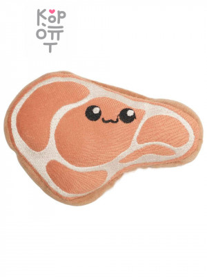 Mr.Kranch Игрушка для собак мелких и миниатюрных пород Стейк, 14х9 см