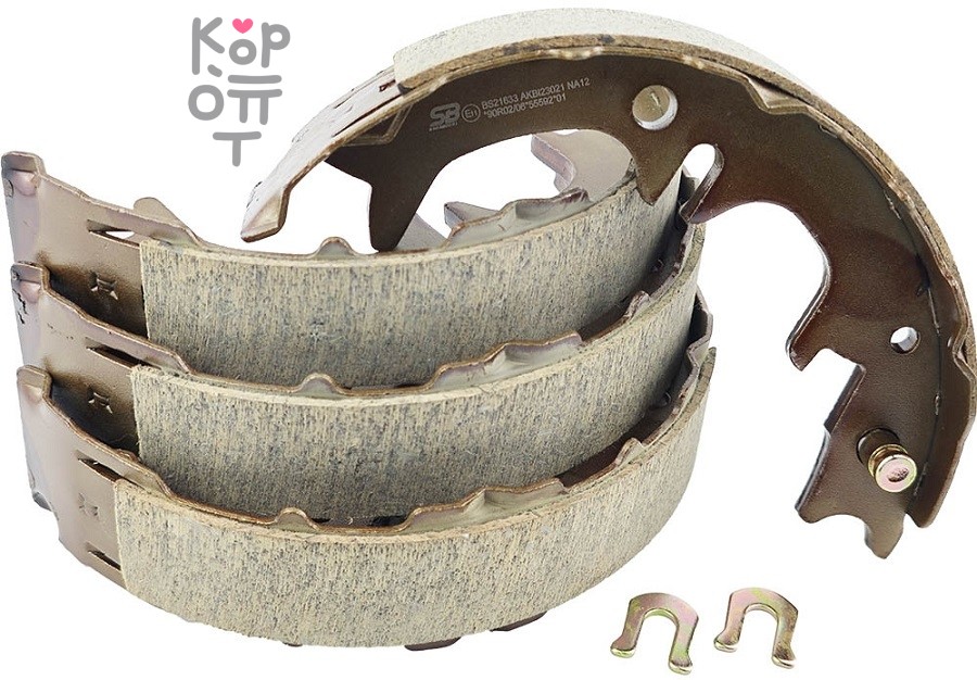 Колодки тормозные барабанные FN-0633 / GS-02006 / BS21633 ручника SB Nagamochi