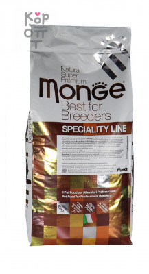 Сухой корм Monge Dog PFB Speciality Hypo для взрослых собак всех пород с лососем и тунцом 15кг.