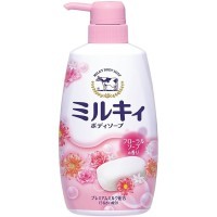 Cow MILKY BODY SOAP - Молочное мыло для тела с аминокислотами шёлка и ароматом цветов