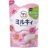 Cow MILKY BODY SOAP - Молочное мыло для тела с аминокислотами шёлка и ароматом цветов
