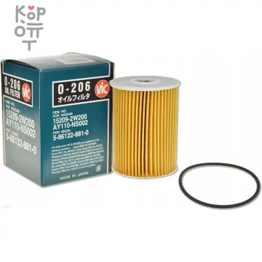 O206 VIC (вставка) - Фильтр масляный  — Корейские товары для всей семьи(КорОпт)