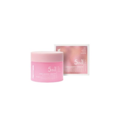 PrettySkin 5in1 Collagen Cream — Увлажняющий крем для лица 5 в 1 с коллагеном, 50 миллилитров